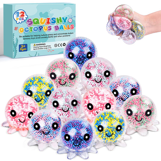 Cute Octopus Stress Relief Sensory Stress Ball