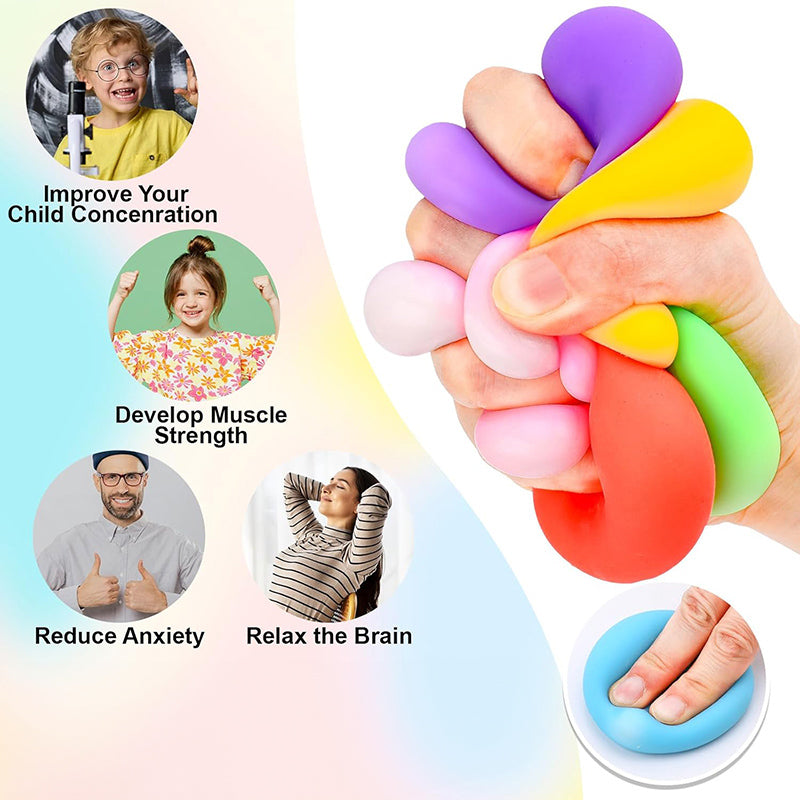 12 Pack Slow Rising Stress Ball Fidget Toys