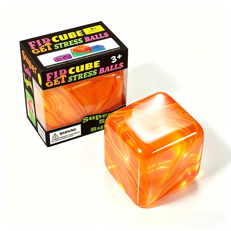 Ice Sugar Sensory Fidget Toys Cube Squishy Stress