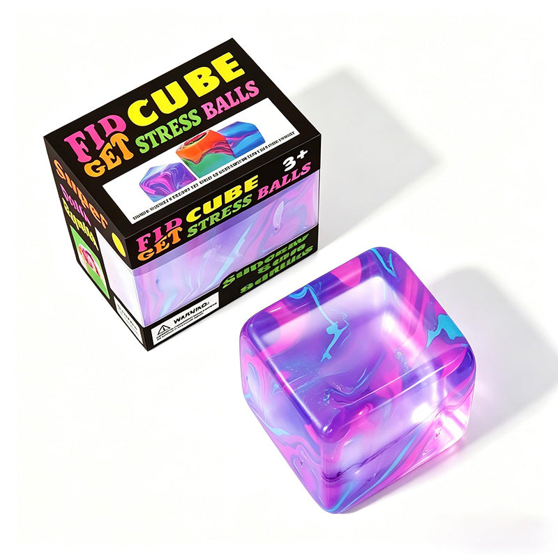 Ice Sugar Sensory Fidget Toys Cube Squishy Stress