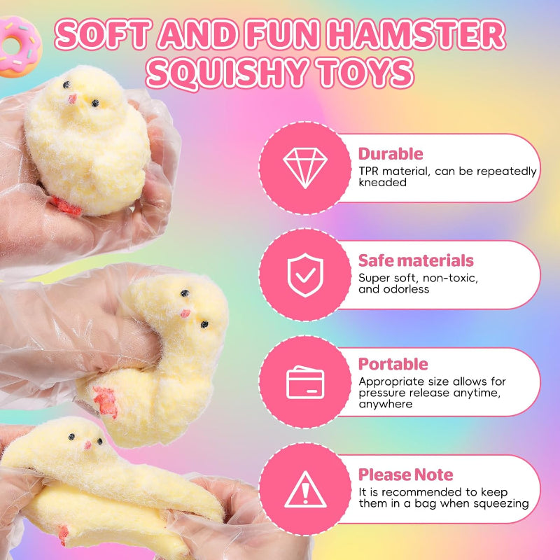6Pcs Chick Taba Squishy Kit Fidget Toys