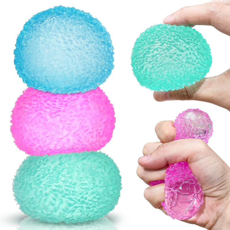 3Pcs Cute Strawberry Squeeze Toys Taba Squishies
