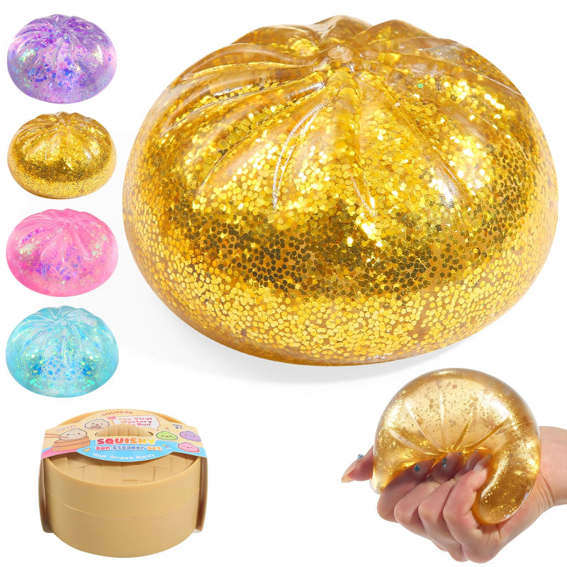 Sugar Glitter Dumpling Squishy Squeeze Toy