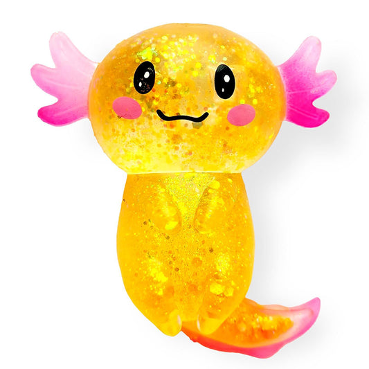 Axolotl Squishy Stress Relief Toy Glitter Fidget Toys
